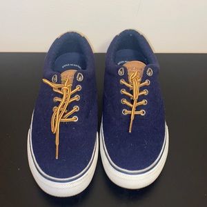 Navy Sperry Sneaker.